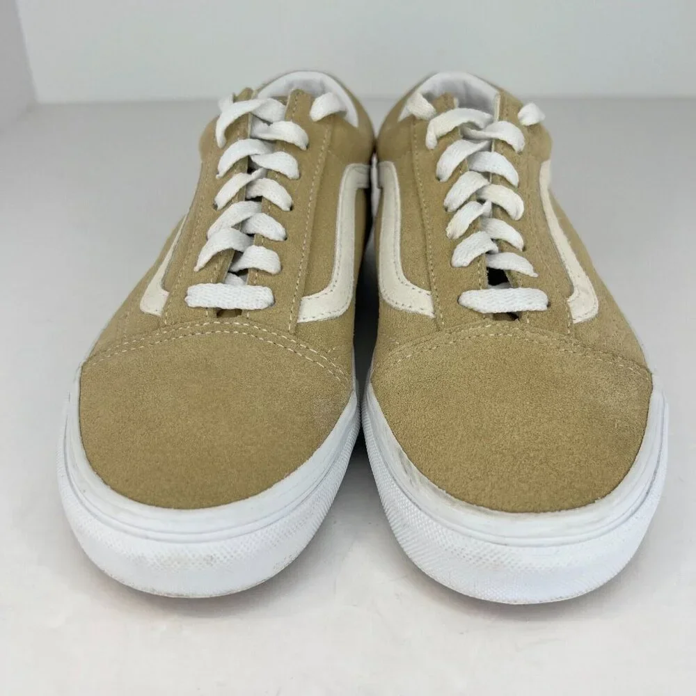 Vans Unisex 507452 Khaki Moonbeam Suede Old Skool Low Top Size 6M 7.5W Sneakers